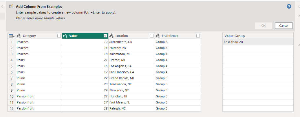 How To Use Power BI - Power Query: Add Column from Examples