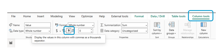 How to find the Display Units dropdown in the new Card visual ...